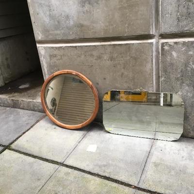 Lot 2  includes 2 antique mirrors that both hung in the now closed Red Door Ale House