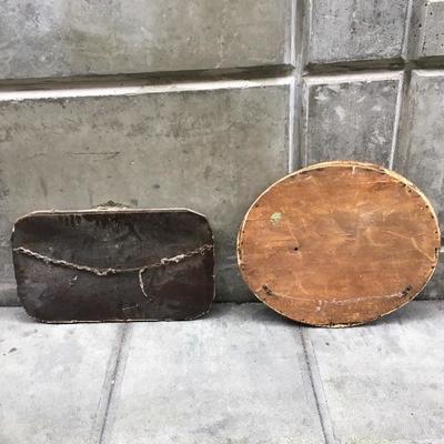 Lot 2  includes 2 antique mirrors that both hung in the now closed Red Door Ale House