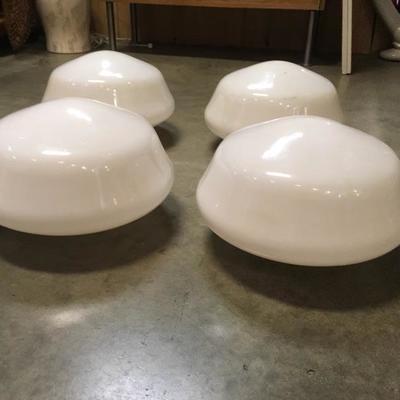 Lot 7  Antique Glass Light Globes (4 in total)