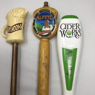 Lot 20  10 Beer taps that were used at the now closed Red Door Ale House in Fremont