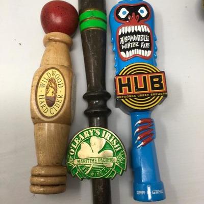 Lot 21     10 Beer taps that were used at the now closed Red Door Ale House in Fremont