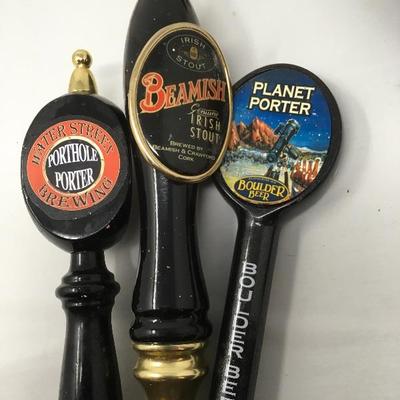 Lot 22   13 Beer taps that were used at the now closed Red Door Ale House in Fremont