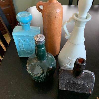 Bottle lot and ceramics