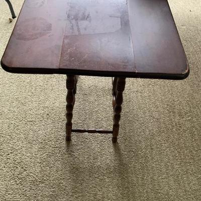Thanksgiving and Drop-leaf table lot