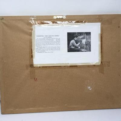 Lot 28 Vintage E.G. Quigley Lithograph