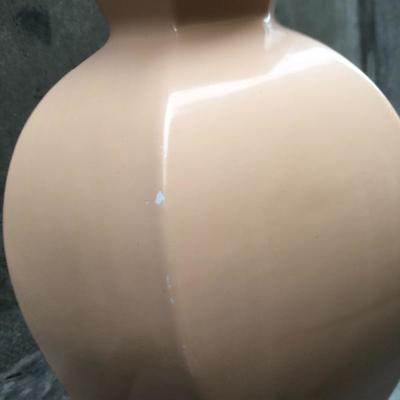 Lot 35  Pair of Vintage Pink Ceramic Lamps