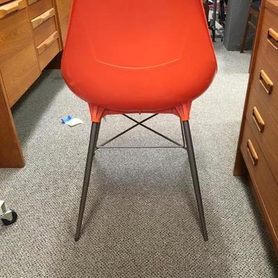 Lot 42  Mid century Orange Chair