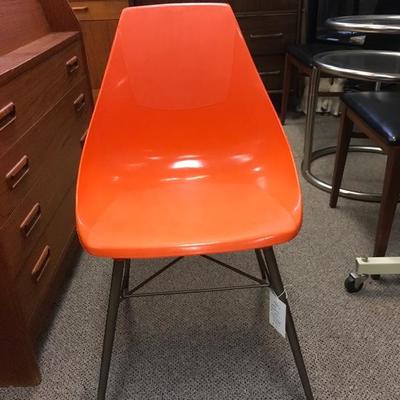 Lot 42  Mid century Orange Chair