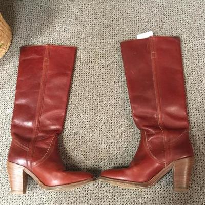 Lot 45  1970's tall Frye Boots