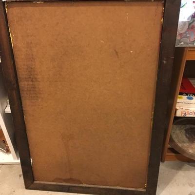 Lot 46  signed large mid century / 70's Print