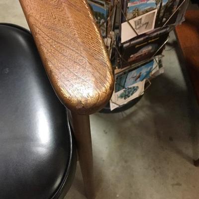 Lot 55    3 vintage mid century modern armchairs by Paoli