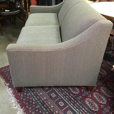 Lot 56 tweed Pattern Mid Century style loveseat