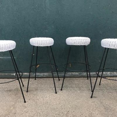 Lot 59  Paul McCobb Mid Century Bar Stools (4)