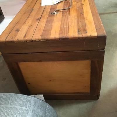 Lot 65  Vintage wood inlay box