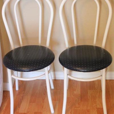 Lot 15 Pair of Metal Chairs