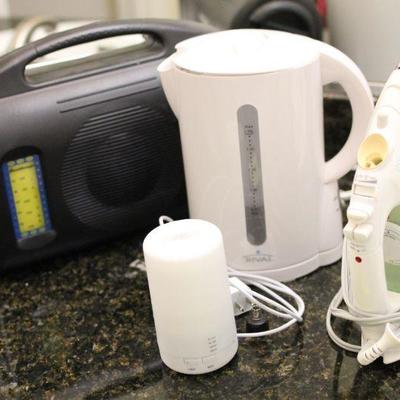 Lot 33 Ironing Board, Iron, Diffuser and More