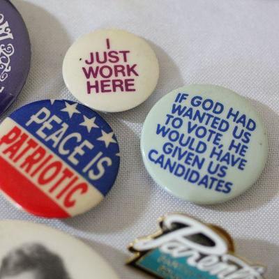 Lot 41 Political Buttons & More