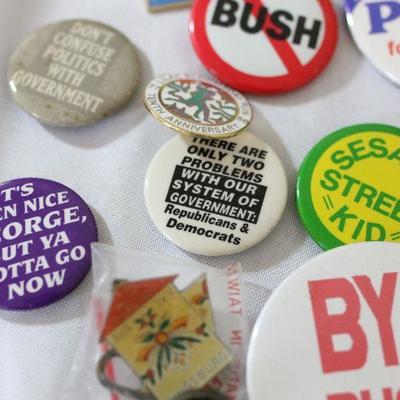 Lot 41 Political Buttons & More