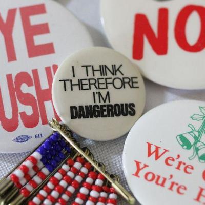 Lot 41 Political Buttons & More