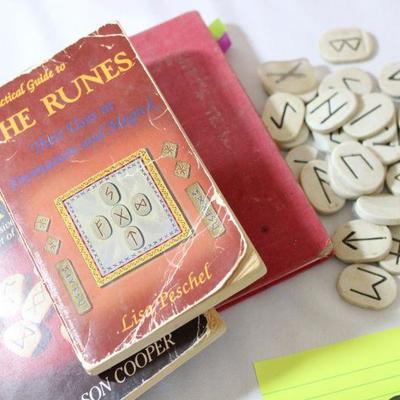 Lot 43 Rune Books and Stones