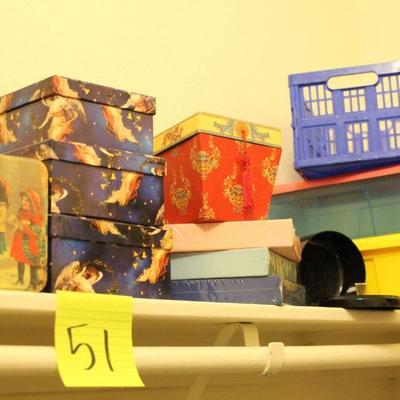 Lot 51 Decorative Storage Bins
