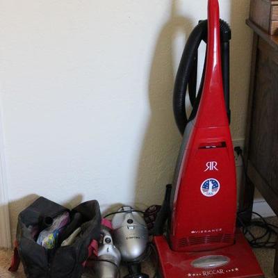 Lot 59 Riccar Vacuum & 2 Sharks