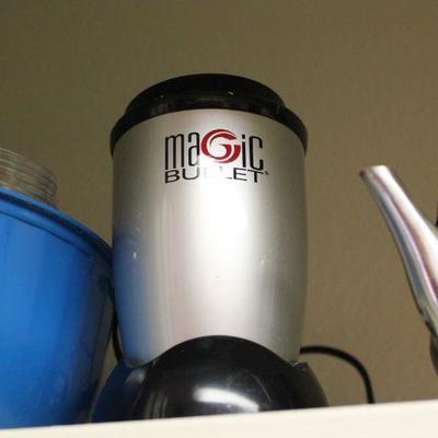 Lot 67 Magic Bullet, Coffee, Tea Pot