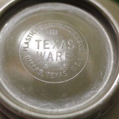 Lot 72 Texas Ware Green Bowls