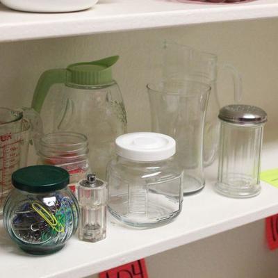 Lot 73 Clear Glass Serving Pieces