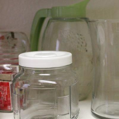 Lot 73 Clear Glass Serving Pieces