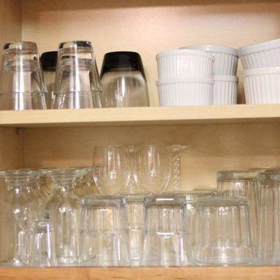Lot 78 Wine Glasses, Ramekin Set