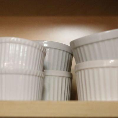 Lot 78 Wine Glasses, Ramekin Set