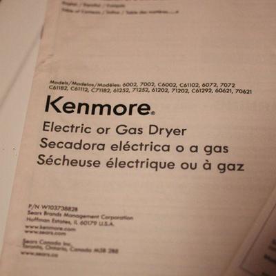 Lot 82 Kenmore Dryer
