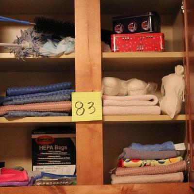 Lot 83 Contents of Cabinets