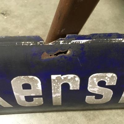 Lot 75   Antique Porcelain sign from Copenhagen Denmark  