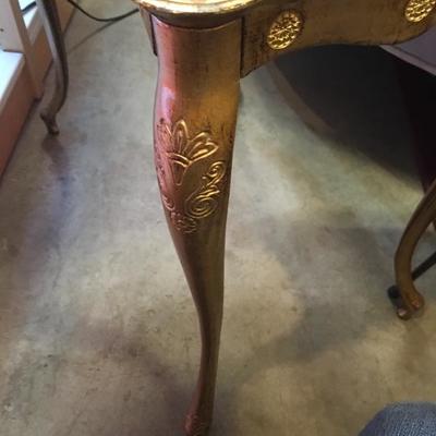 Lot 79   "Made in Italy" Gold Side table