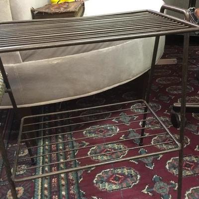 Lot 80  Metal Mid Century Telephone Bench