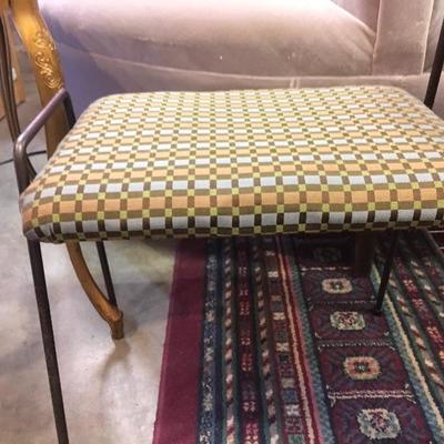 Lot 80  Metal Mid Century Telephone Bench