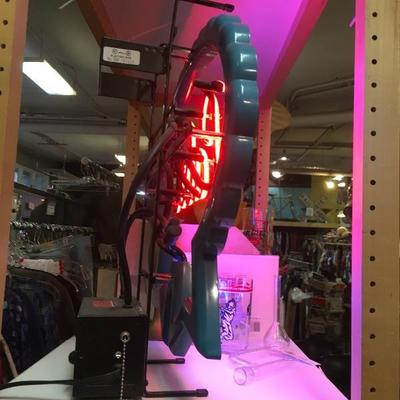 Lot 85  Vintage Pabst Blue Ribbon Neon Light