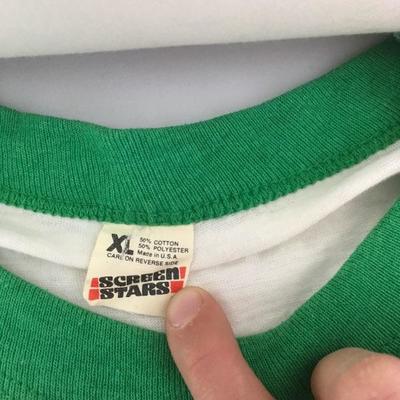 Lot 90  Vintage 1986 Boston Celtics tee 