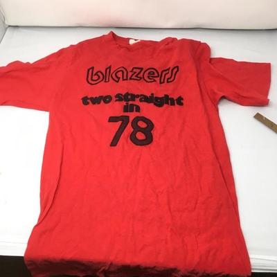 Lot 91  1978 Portland Trail Blazers Vintage tee