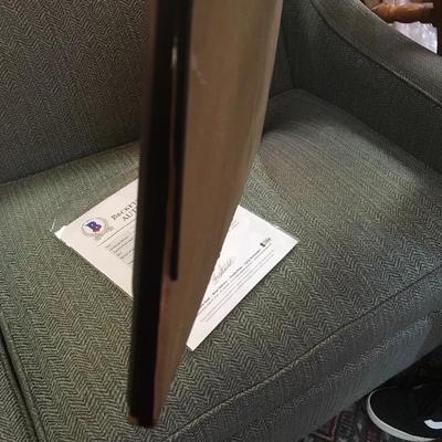 Lot 93  Limited Edition Framed Labron Jamie "Rookie of the Year" singed Jersey