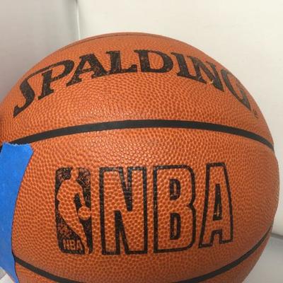 Lot 96  Gary Payton and Jack Sikma signed NBA basketball