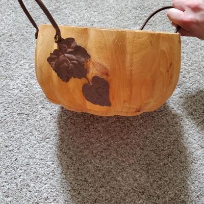 Wooden fall container
