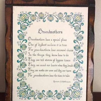Grandmother's Poem