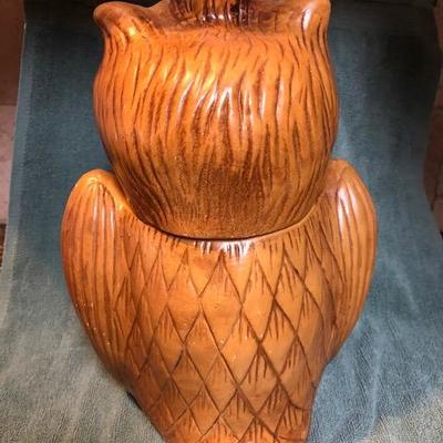 Vintage Maurice of California Ceramic Owl Cookie Jar