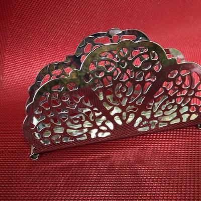 Vintage Chrome Napkin Holder