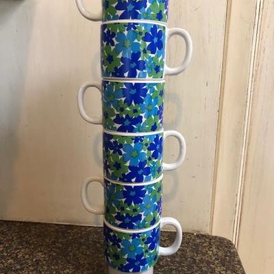 Vintage Stacking Cups