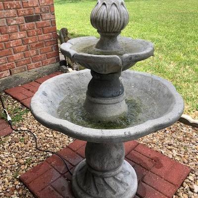 Concrete Garden Fountain