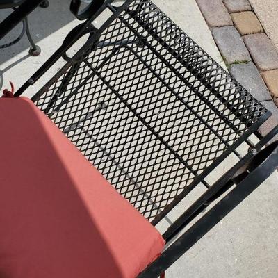 Coiled chairs and table 